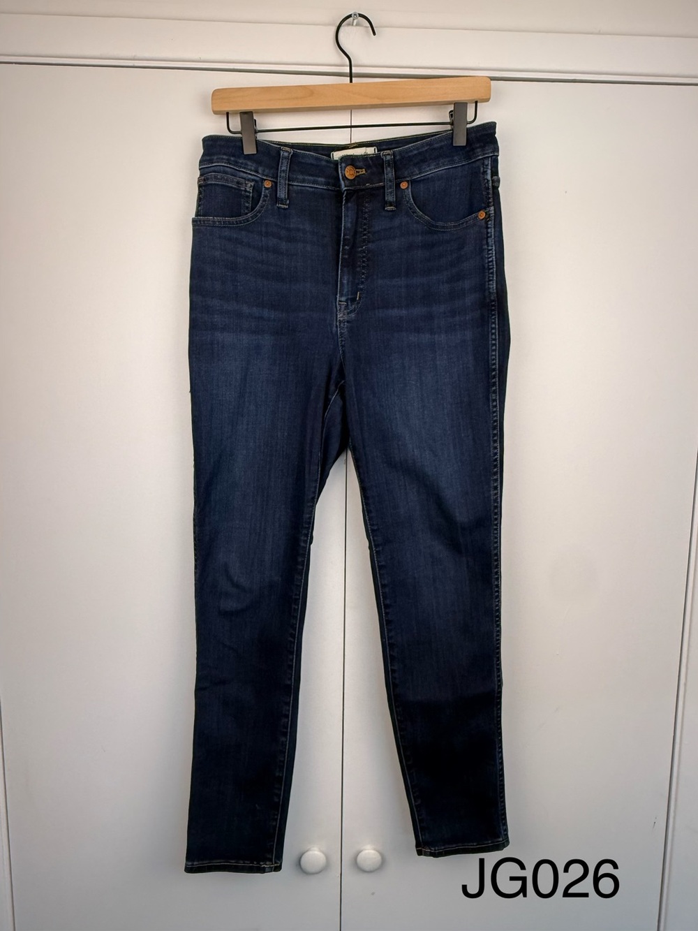 Madewell Curvy High-Rise Skinny Jeans Woodland Wash TENCEL Size 29
